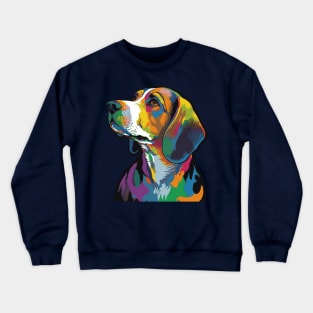 Beagle Dog Art Crewneck Sweatshirt